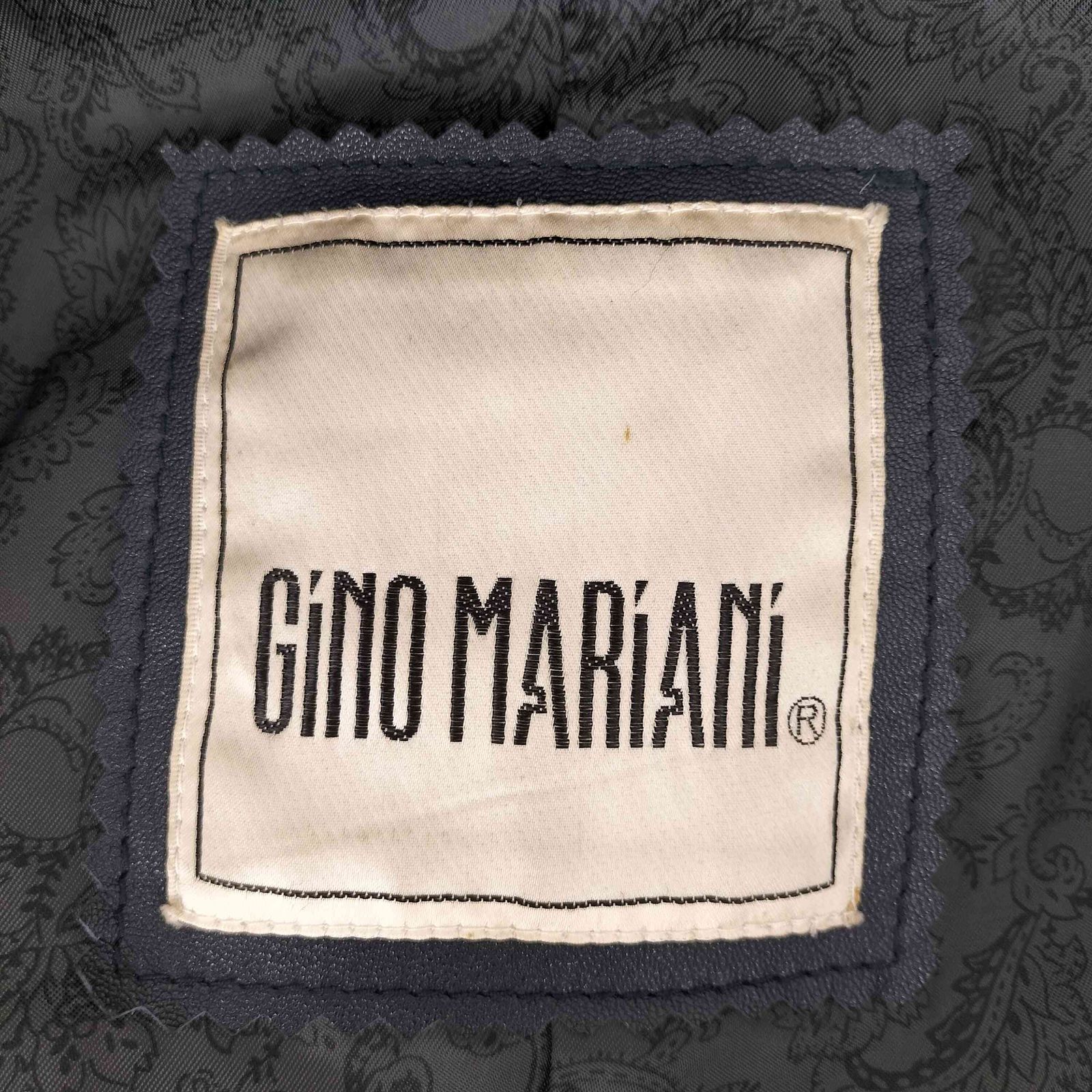 ユーズドフルギ USED古着 {{GINO MARIANI}} ラムレザーダブルジップ