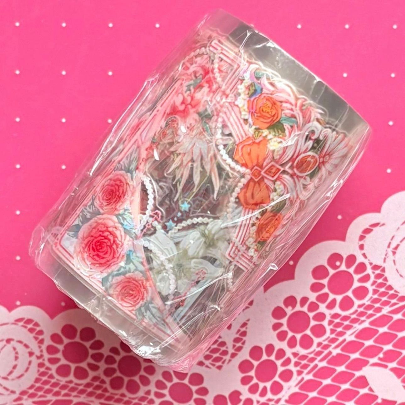 贝壳光 ダイカット加工 边边角角彩 海外マスキングテープ 海外マステ