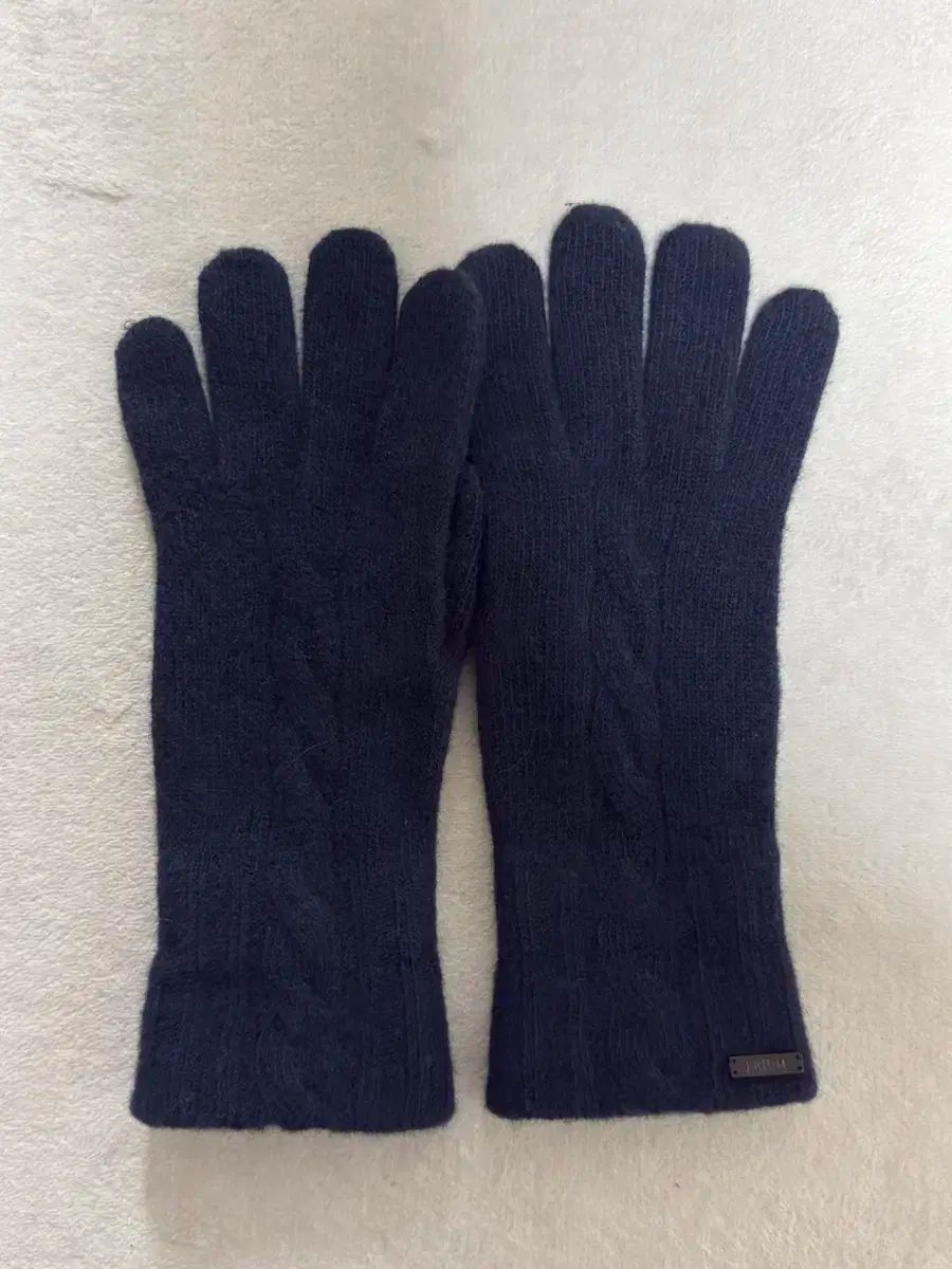 ジェイ・リー ウール カシミア 手袋：ネイビー