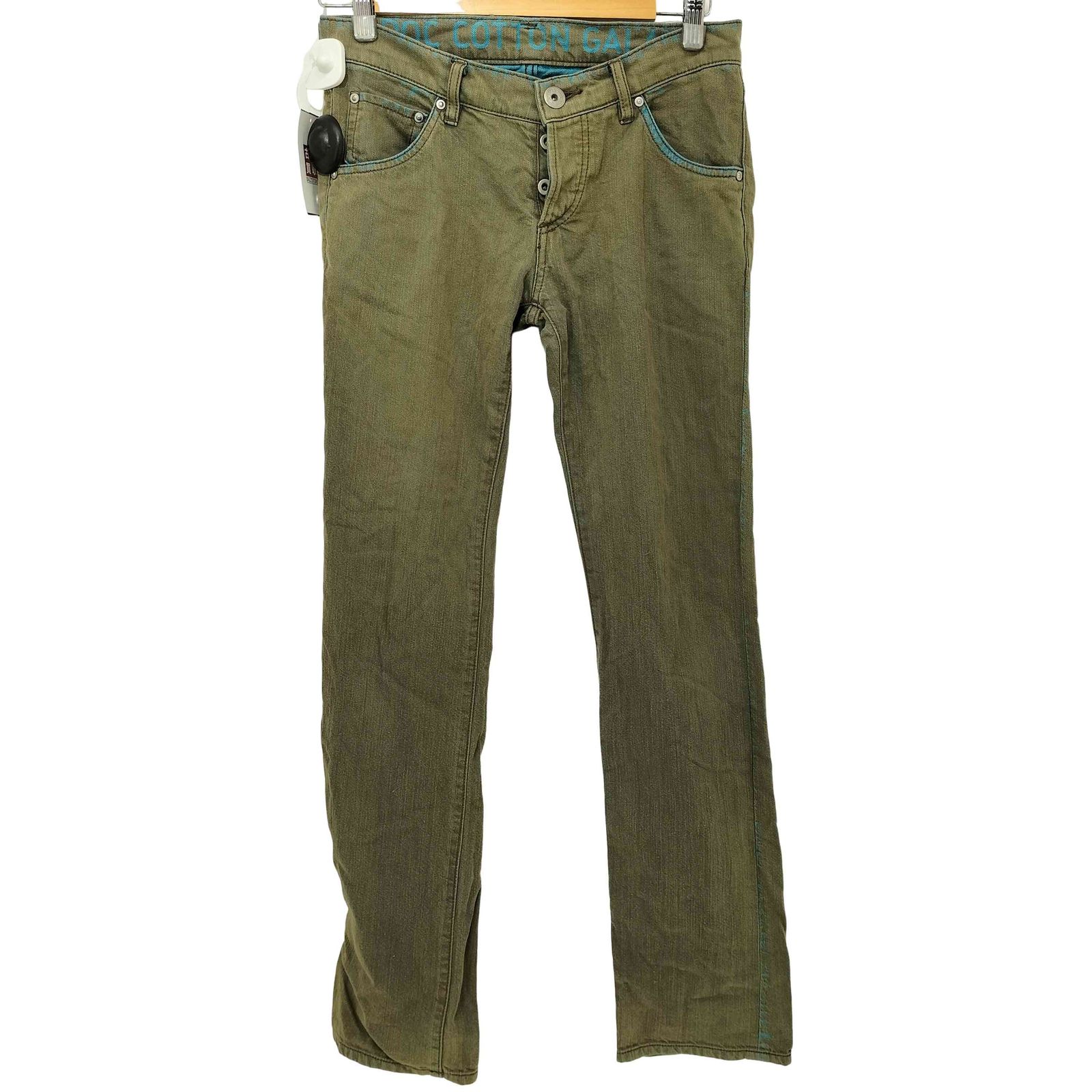 ISSEY MIYAKE(イッセイミヤケ) 09SS A-POC COTTON GALAXY 製品染め スリム デニムパンツ レディース JPN：2 【中古】【ブランド古着バズストア】 イッセイミヤケ ISSEY MIYAKE 09SS A-POC COTTON GALAXY 製品染め