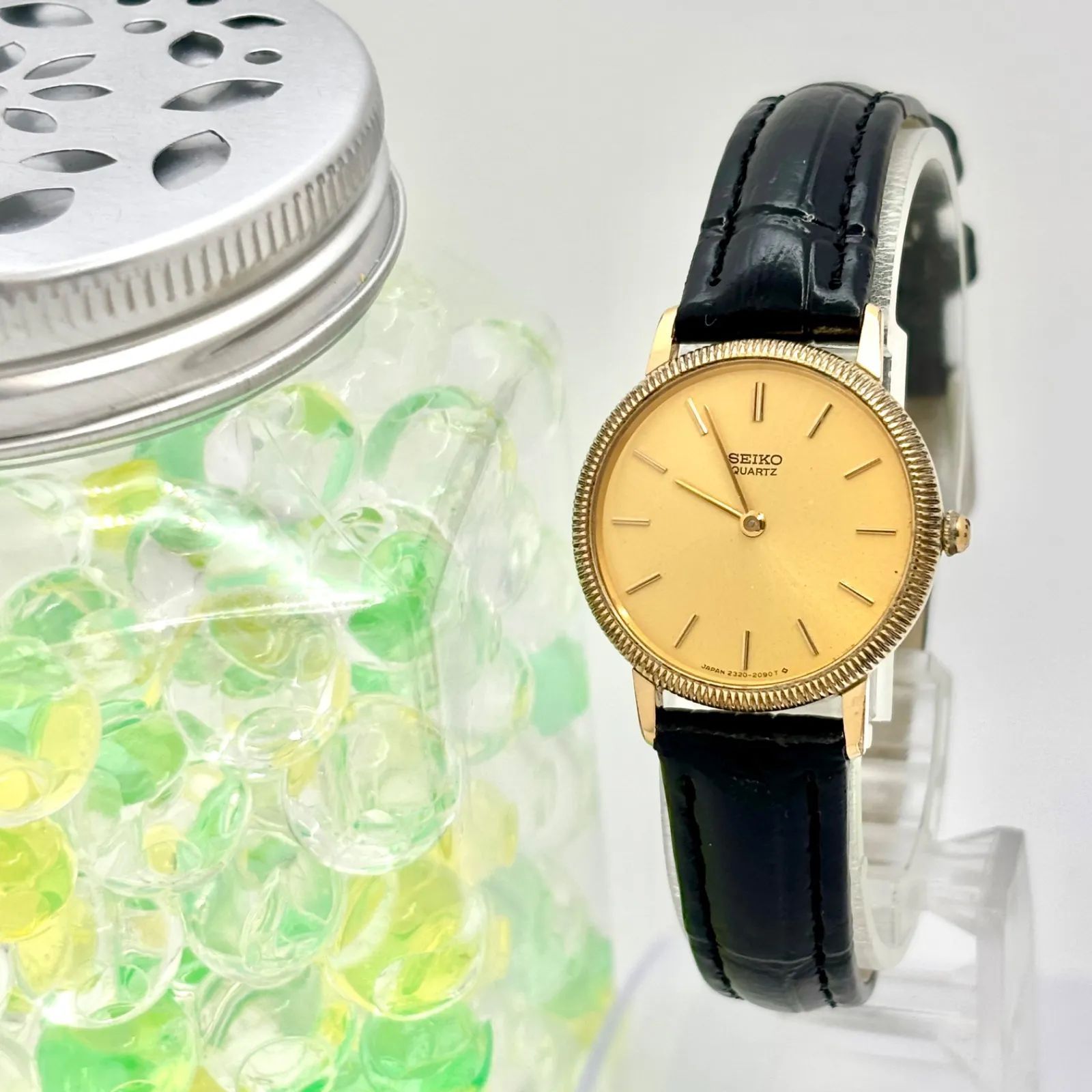 新品電池】SEIKO セイコー レディース 腕時計 ゴールド 2320-0260 