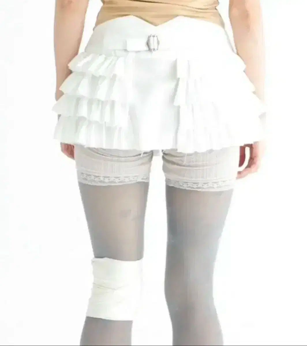 ショップフェアリー バッグバックル ティアードスカート mサイズ