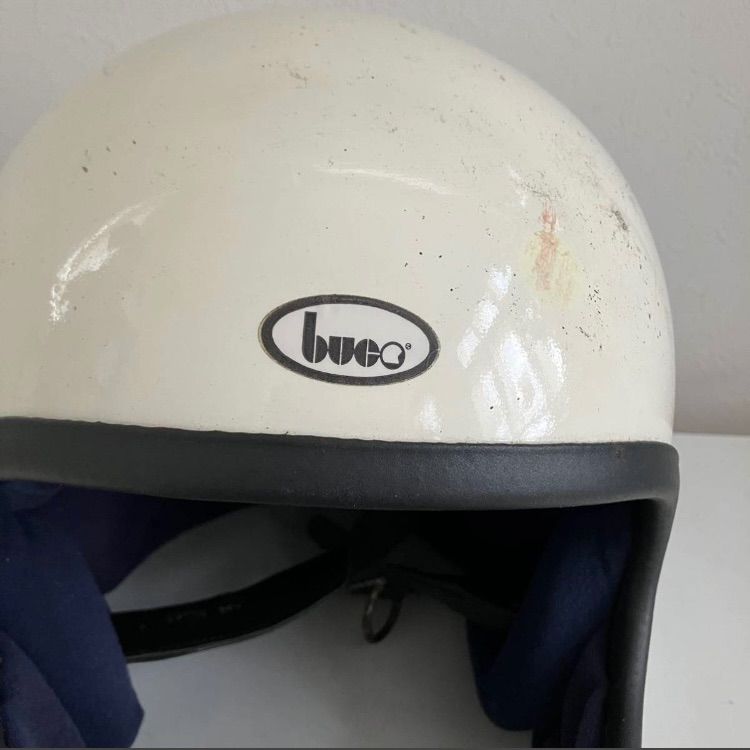 buco ブコ　フルフェイスヘルメット 1977年製レア BUCO☆1977年製 ブコ ビンテージ Lサイズ ヘルメット フルフェイス 美