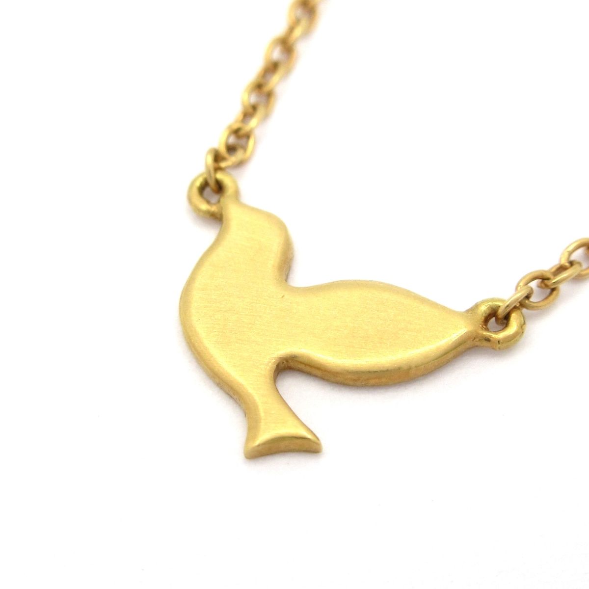 ahkah blanc アーカーブラン ネックレス K 18 YG 総重量 1 5 g 鳥 ハート