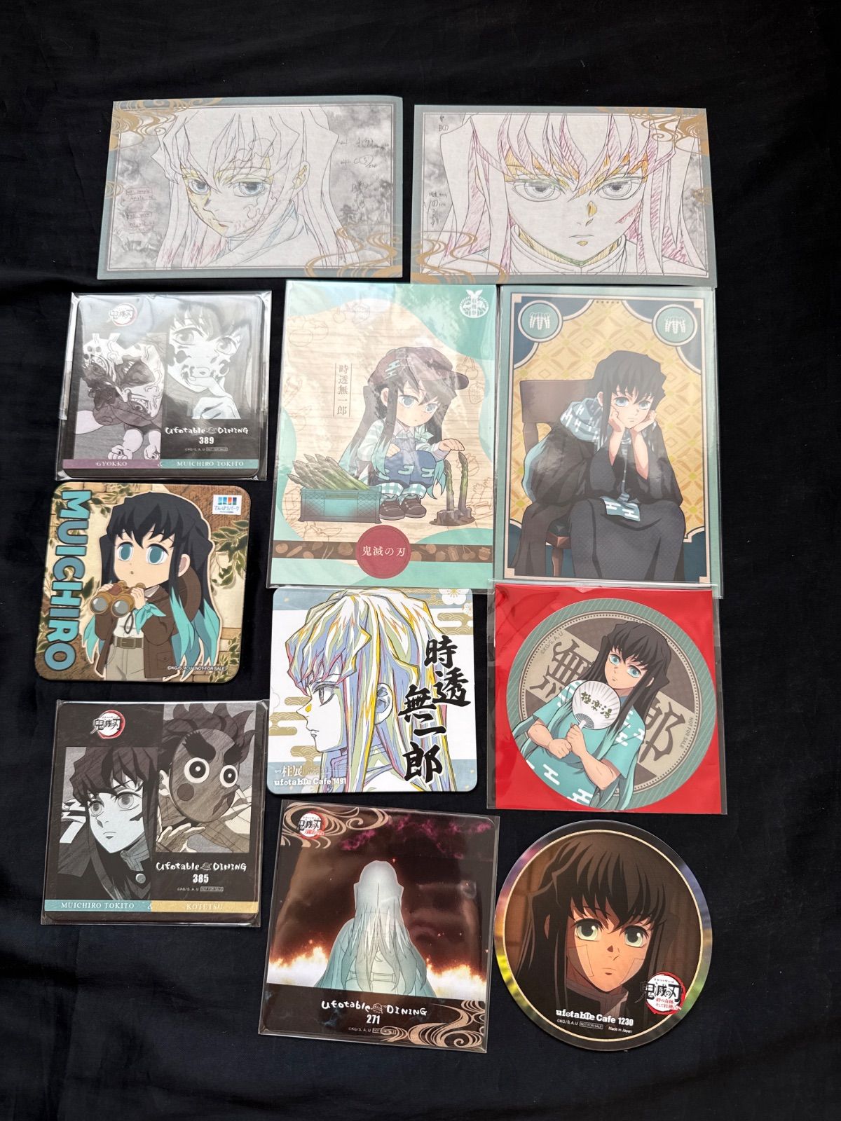 鬼滅の刃 時透無一郎 カフェ 極楽湯 水族館 柱展 コースター ポスト