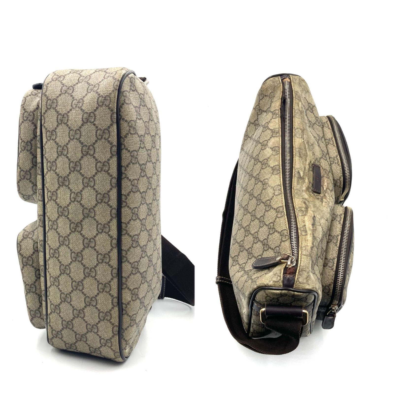 GUCCI グッチ GGスプリーム カメラバッグ ショルダーバッグ 斜めがけ 