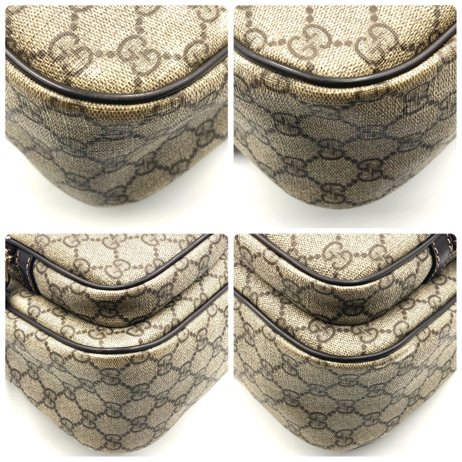 GUCCI グッチ GGスプリーム カメラバッグ ショルダーバッグ 斜めがけ 