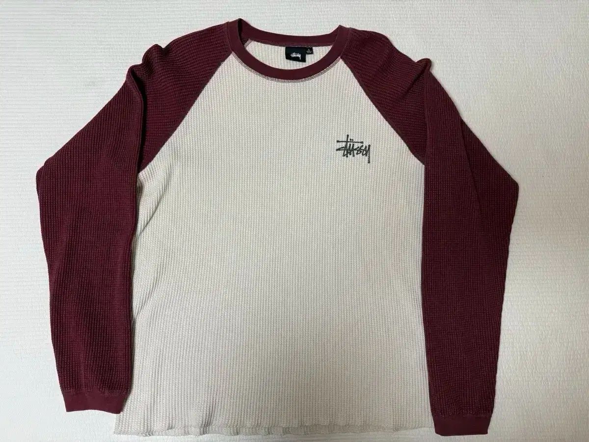 L/1回着用 STUSSY ツートン サーマル ロングスリーブ - メルカリ