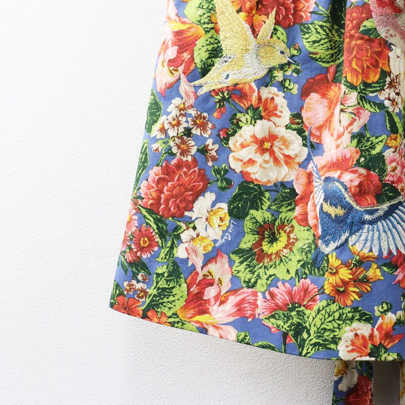 2017SS ロイスクレヨン Lois CRAYON バード刺繍入り 販売 フラワー  