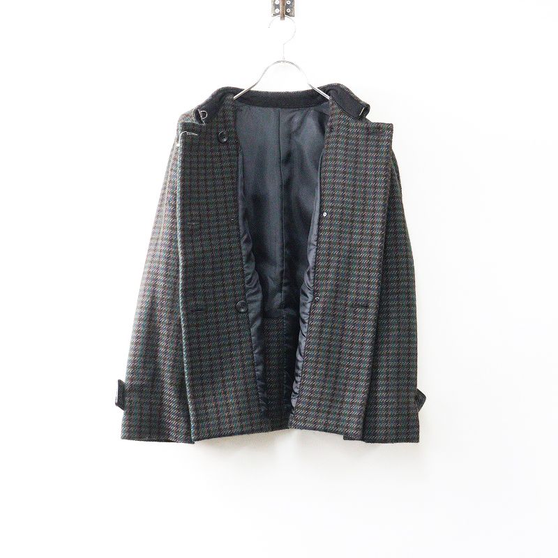 ロイスクレヨン Lois CRAYON ダブルブレスト チェック ジャケット M