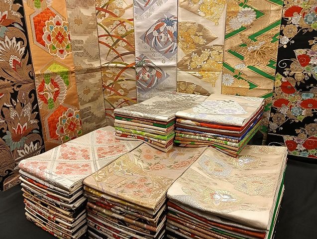 平和屋着物□袋帯 西陣 まとめて100点 鳳凰 向い鶴 蝶 更紗 花柄 正倉