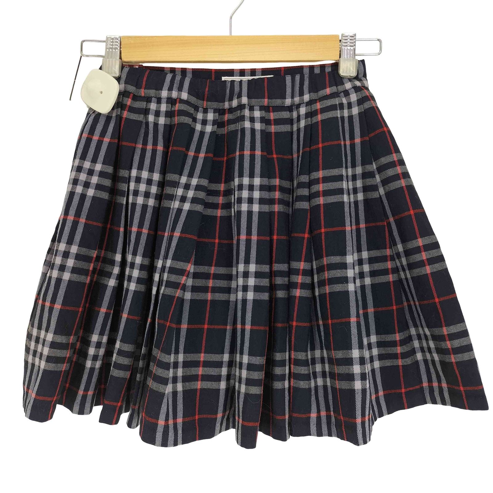 Burberry】チェック柄プリーツミニスカート Burberry チェック柄 ミニ
