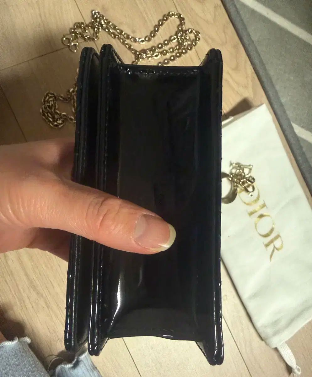  ディオール ナノ ミニ ポーチ チェーンバッグ メッセンジャーバッグ ショルダーバッグ