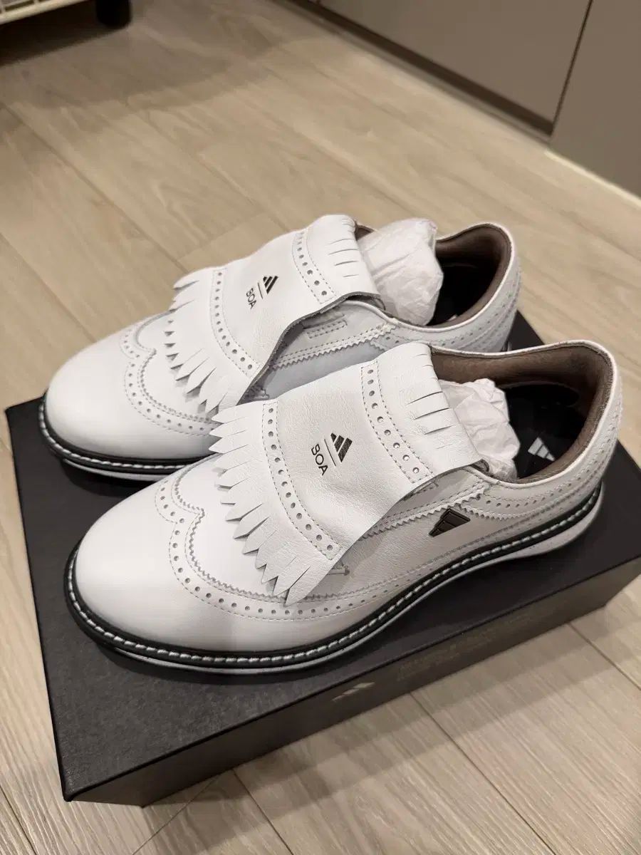 アディダス BOA 白 ゴルフシューズ 240