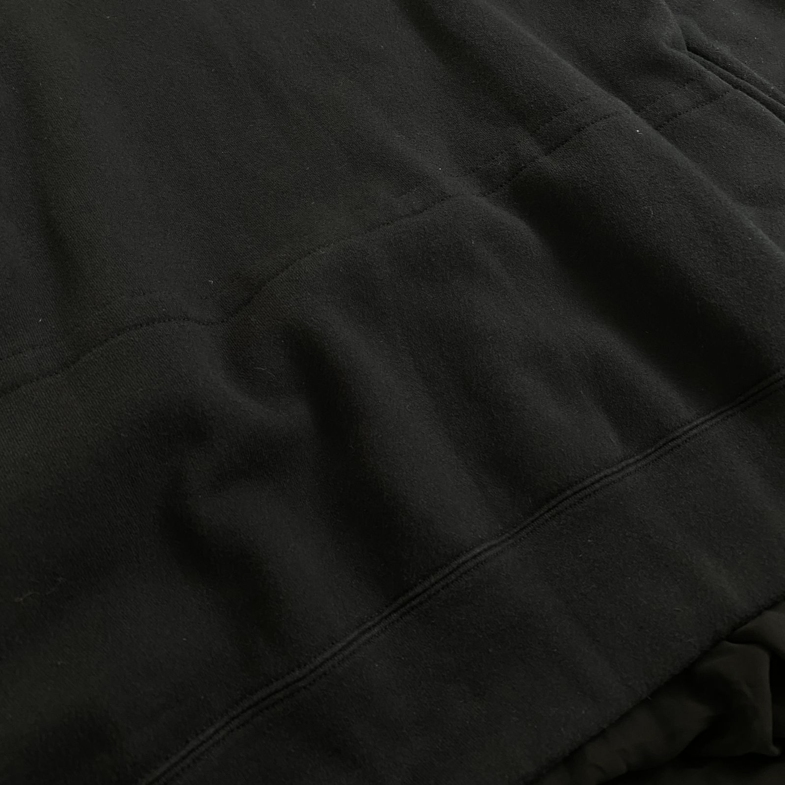 希少 21年製 ブラック コムデギャルソン 上質 ドッキング ニット