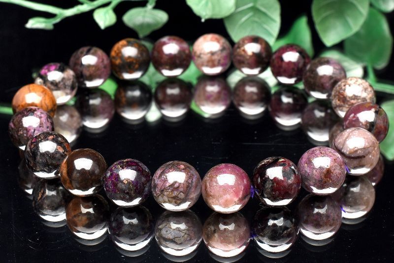 １点物 癒やしの石 ブラウン スギライト 10 mm ブレスレット パワーストーン 天然石 _U 8062