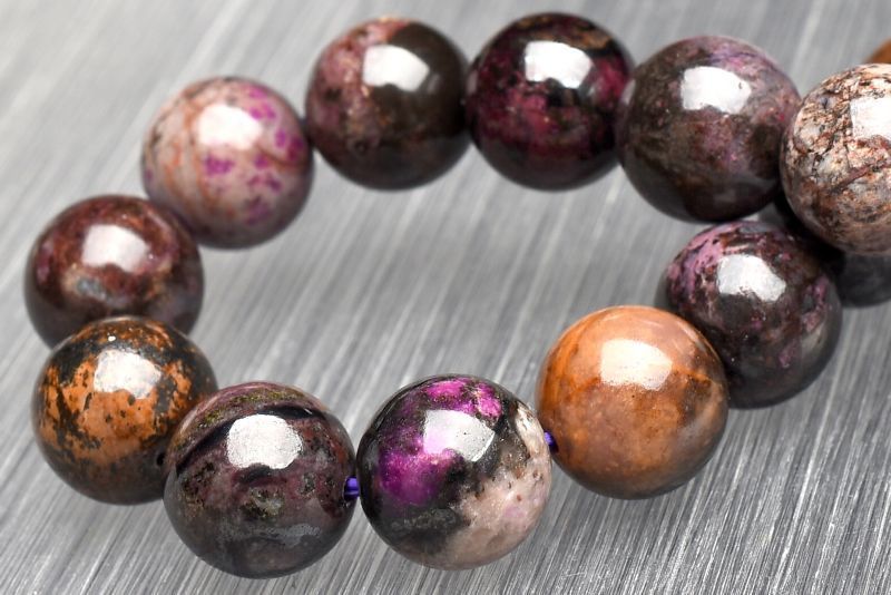  １点物 癒やしの石 ブラウン スギライト 10 mm ブレスレット パワーストーン 天然石 _U 8062 ブレスレット バングル アクセサリー