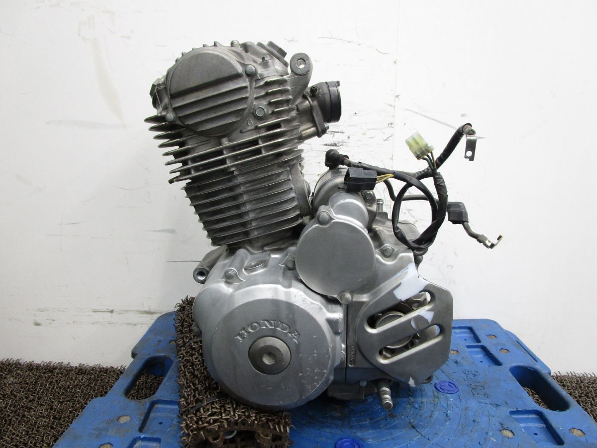 FTR 223 エンジン A 8490 MC 34 始動 済み OH素材に ホンダ MD 33 E キャブ車 動画有