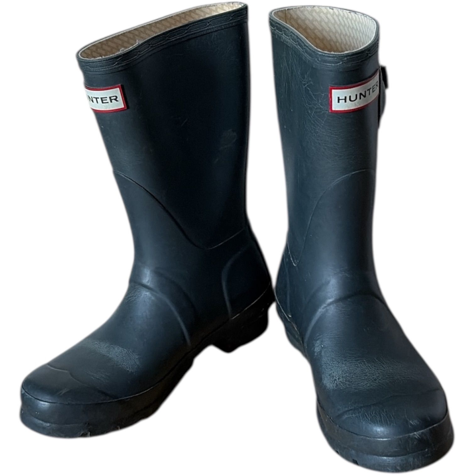 Z1636 ハンター 長靴 HUNTER ブラック 長靴 バックル レインシューズ