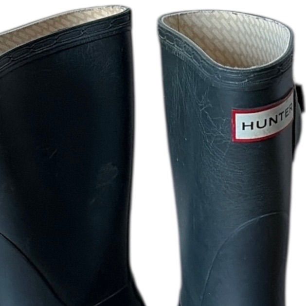 Z1636 ハンター 長靴 HUNTER ブラック 長靴 バックル レインシューズ