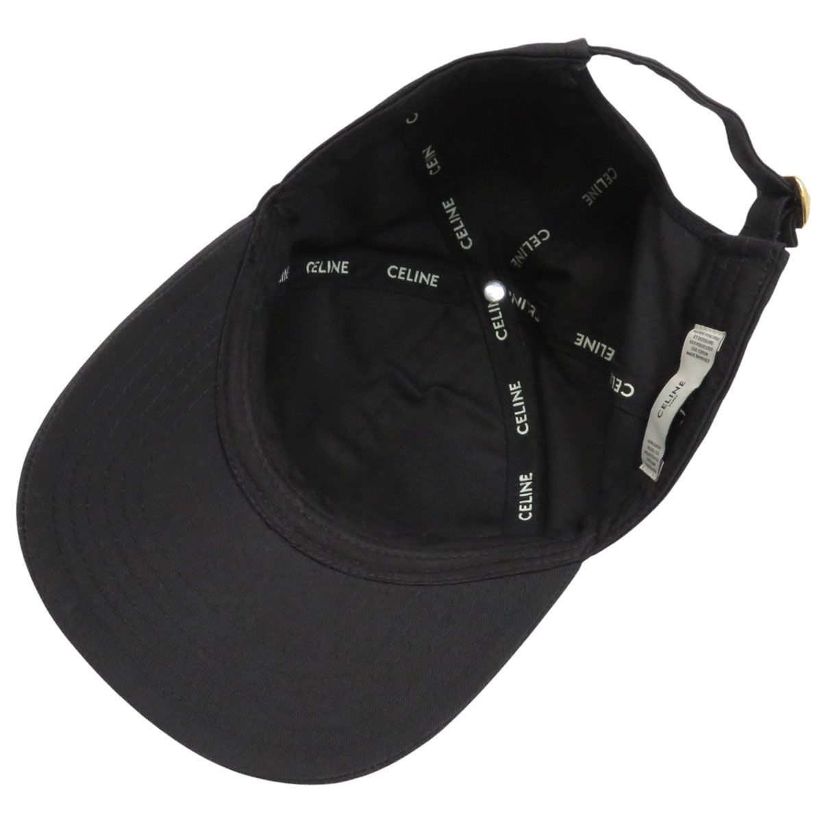 セリーヌ ロゴ エンブロイダリー ベースボールキャップ ユニセックス