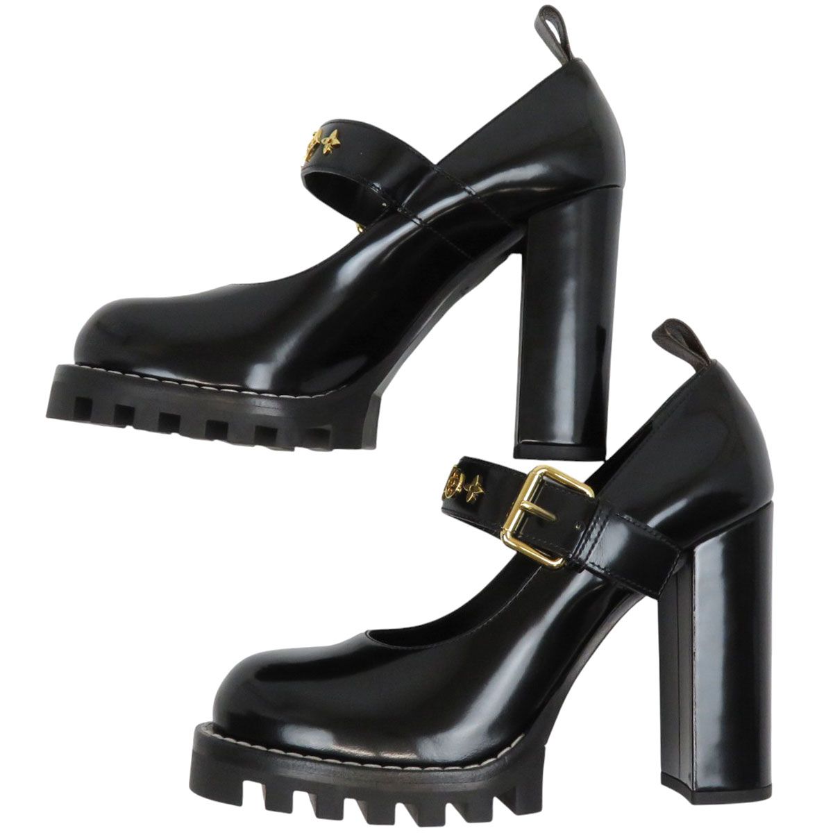  ルイヴィトン スタートレイル ライン パンプス モノグラム 1 A 952 V レディース ブラック LOUIS VUITTON アパレル 小物 ハイヒール パンプス パンプス