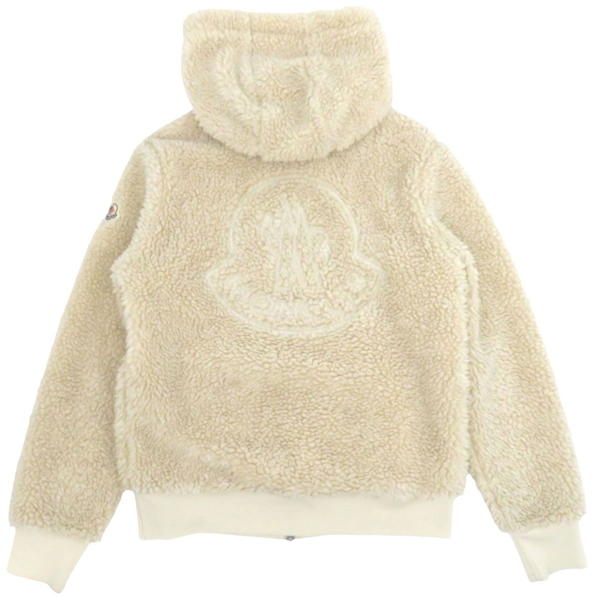 モンクレール バックロゴ エンブロイダリー ボア ジップアップ