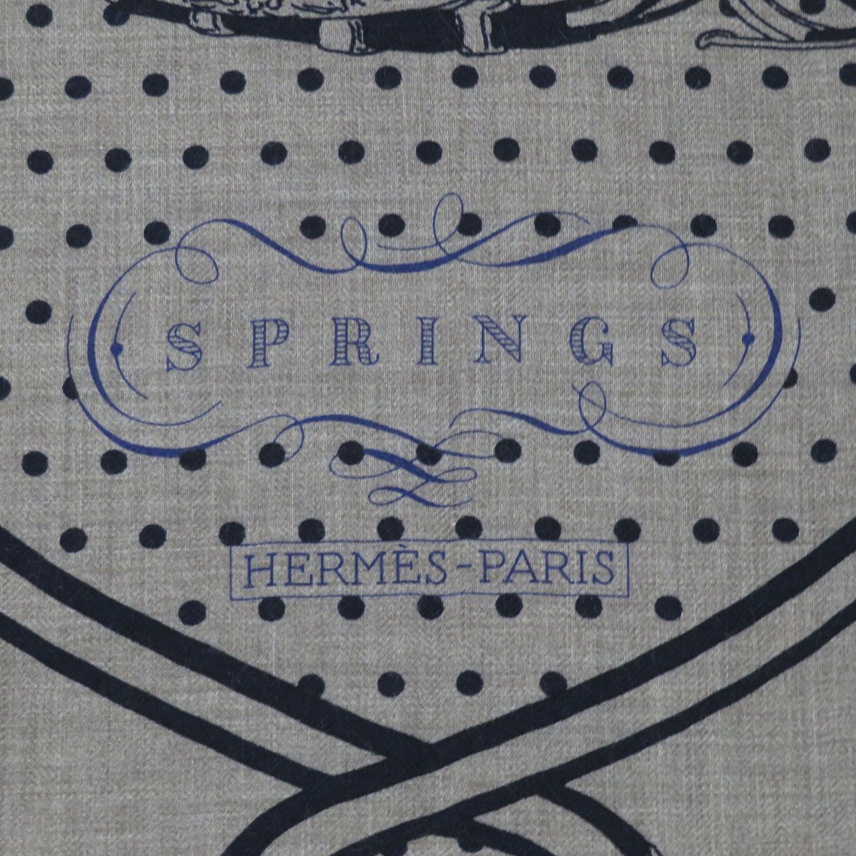 エルメス カレジェアン SPRINGS スプリングス ショール ユニセックス