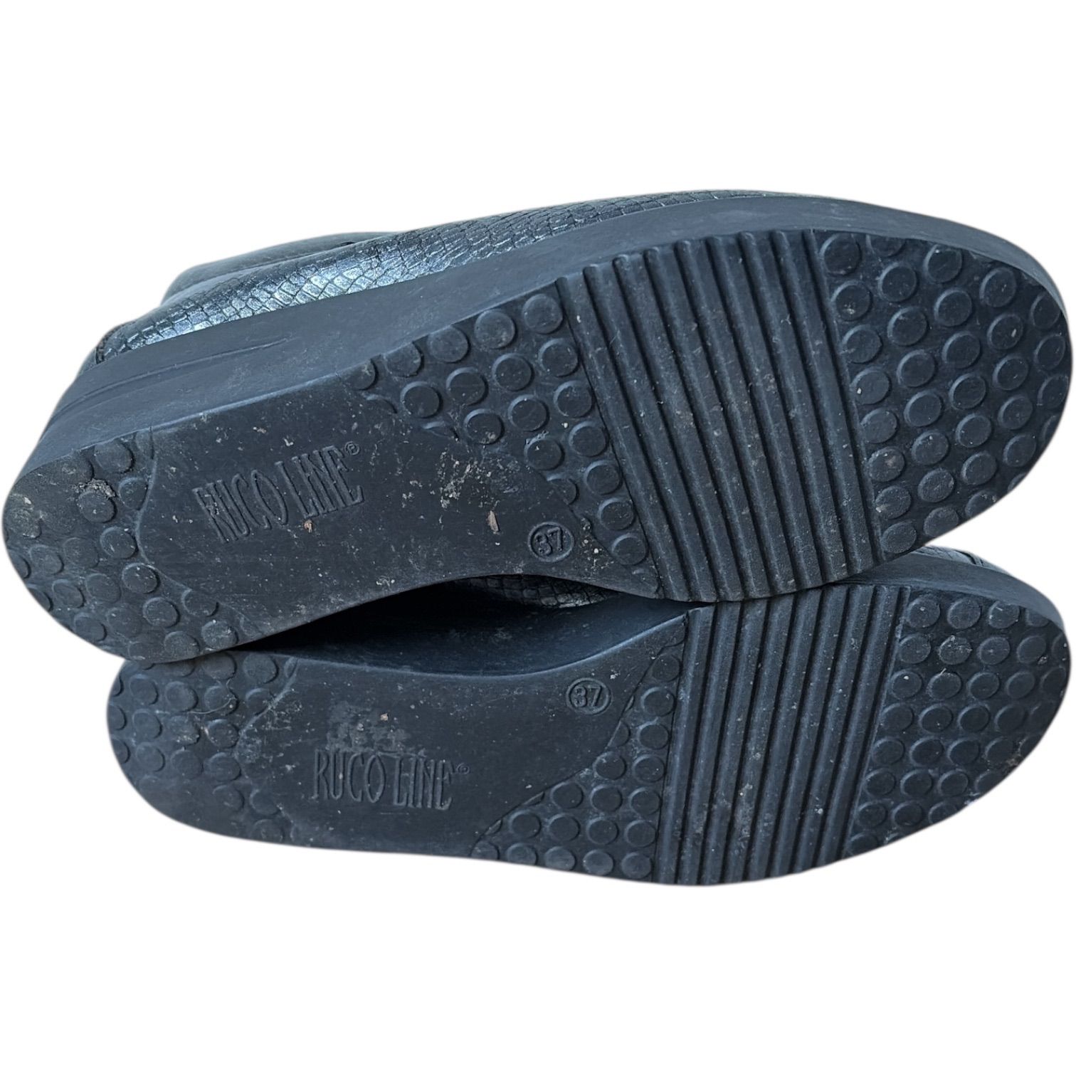 Z1636 RUCOLINE ルコライン インヒールスニーカー ハイカット ブラック