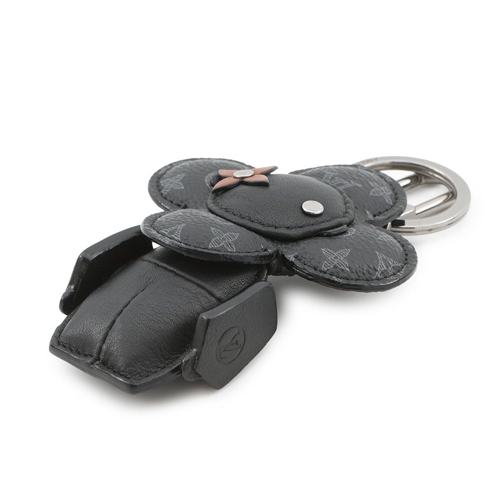 ルイヴィトン バッグチャーム モノグラム エクリプス ポルト クレ ドゥドゥ ヴィヴィエンヌ MP 1998 黒