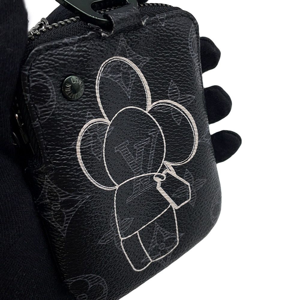 ルイヴィトン ポーチ モノグラム・エクリプス ヴィヴィエンヌ ジップ