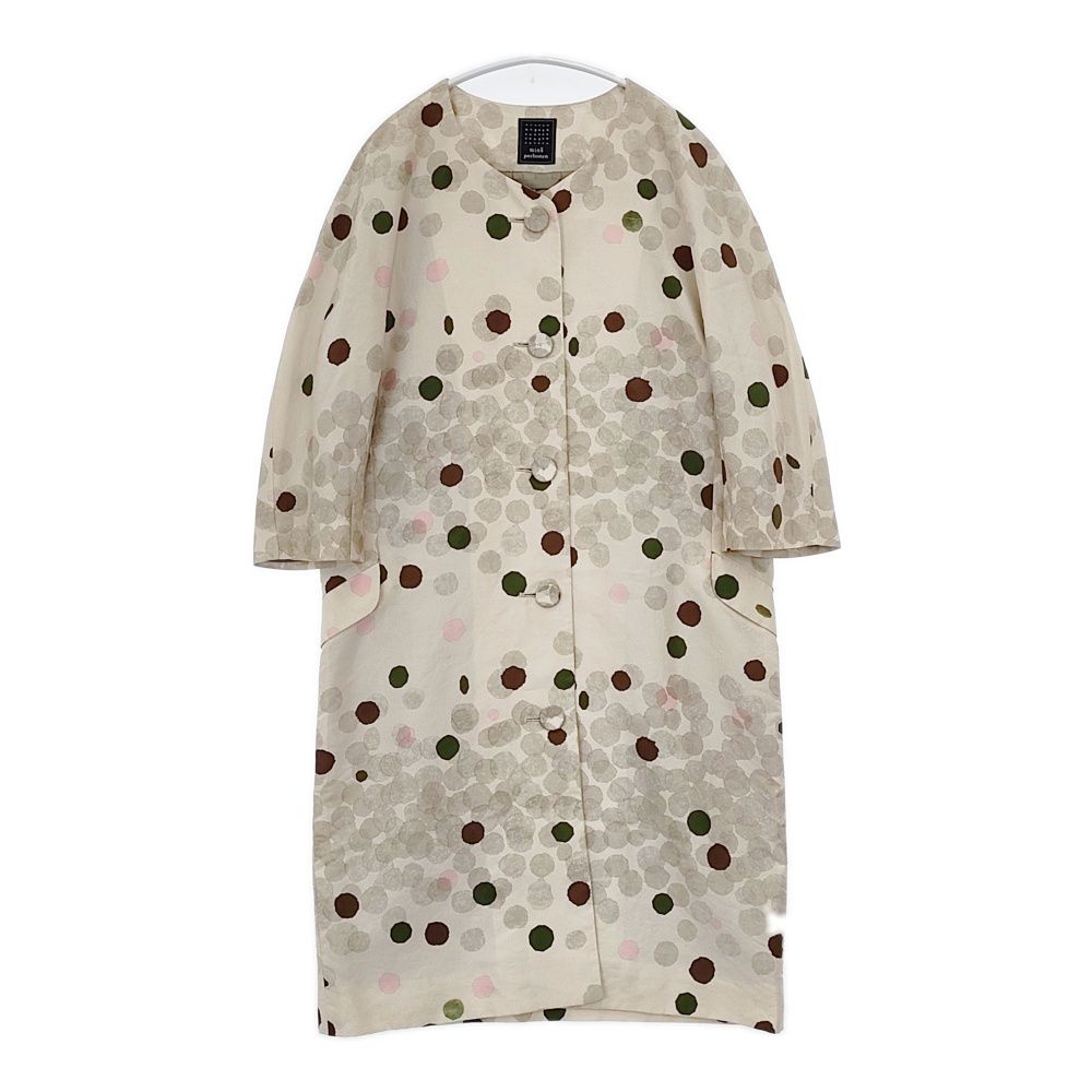 mina perhonen glimmer na6220 シルクコート ノーカラー シャンタン