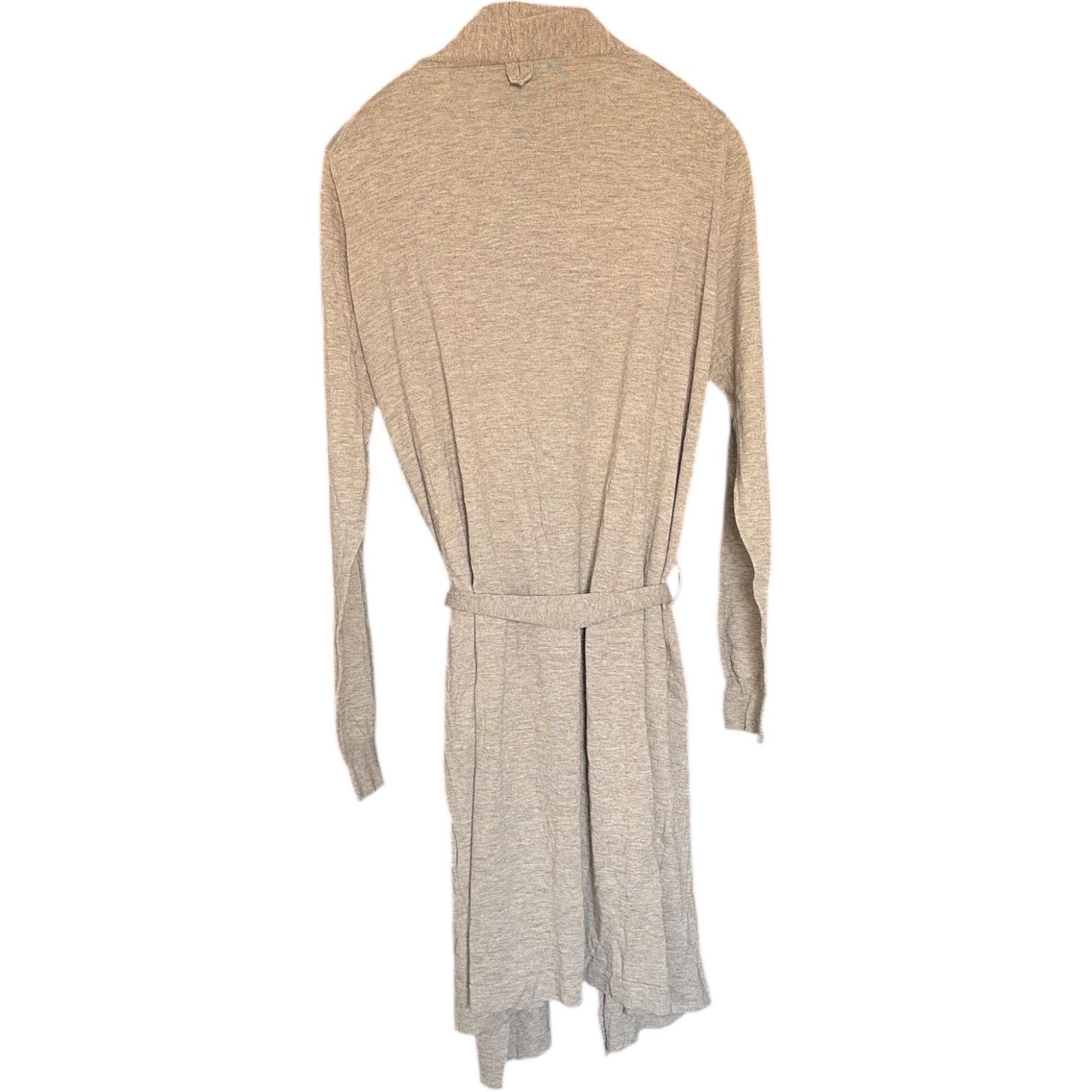 Z1636 マーガレットハウエル ロング カーディガン ベルト付き ベージュ