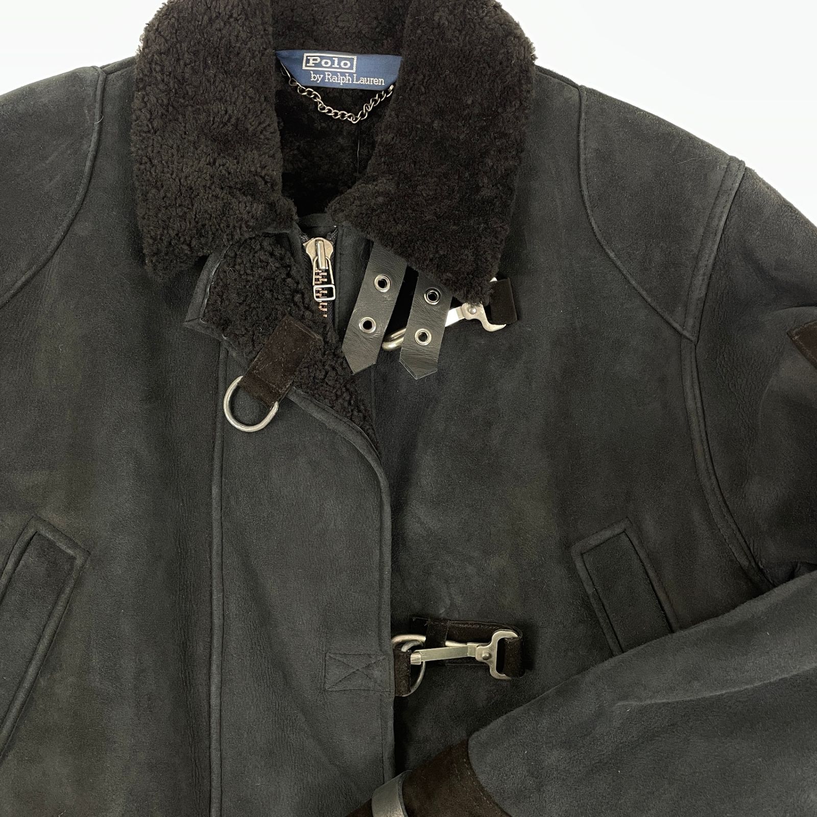 POLO RALPH LAUREN ポロラルフローレン JR-RL-SA3983 ボア襟 ムートン 