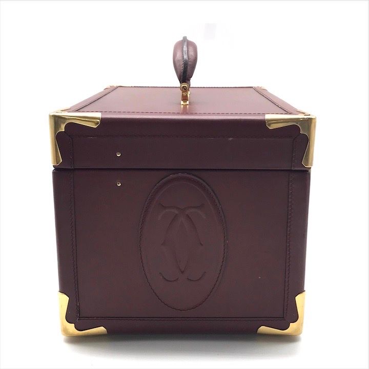 美品！！Cartier カルティエ　マストライン　バケットバッグ 　ポーチ付き 良品 Cartier カルティエ マストライン メイクボックス コスメ