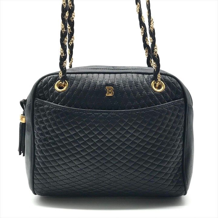 良品 BALLY バリー ストア キルティング ショルダー トート バッグ