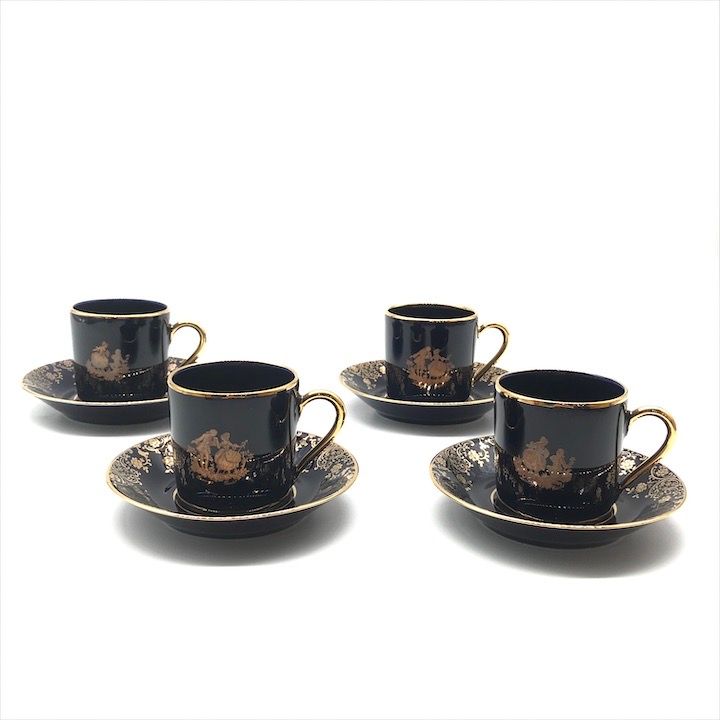 超美品 LIMOGES CASTEL リモージュキャッスル デミタス カップ