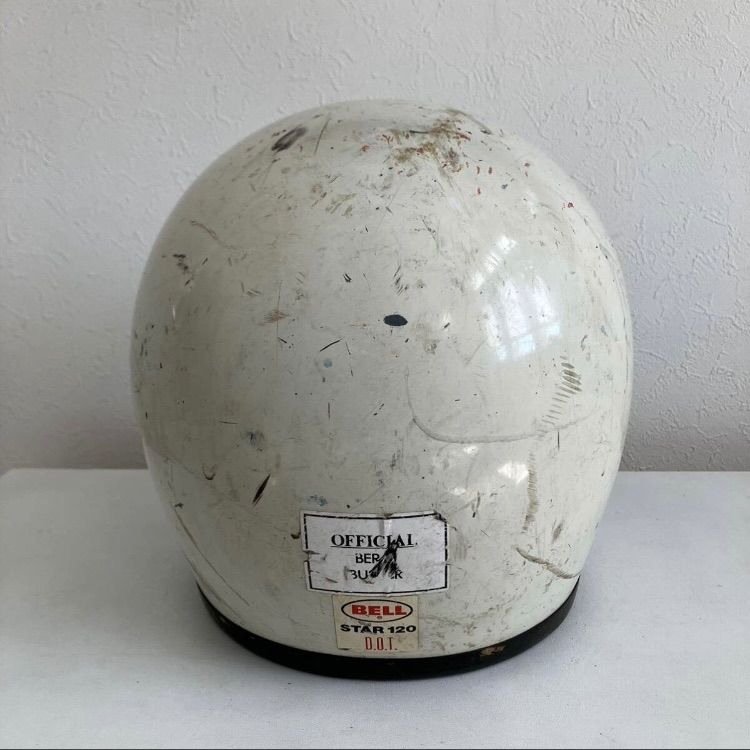 BELL STAR 120 ☆ビンテージ 当時物 1970年代 XLサイズ 白 族ヘル Z1