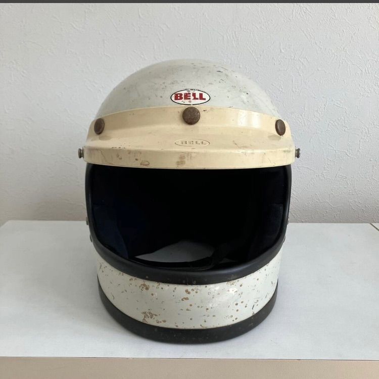 BELL STAR 120 ☆ビンテージ 当時物 1970年代 XLサイズ 白 族ヘル Z1
