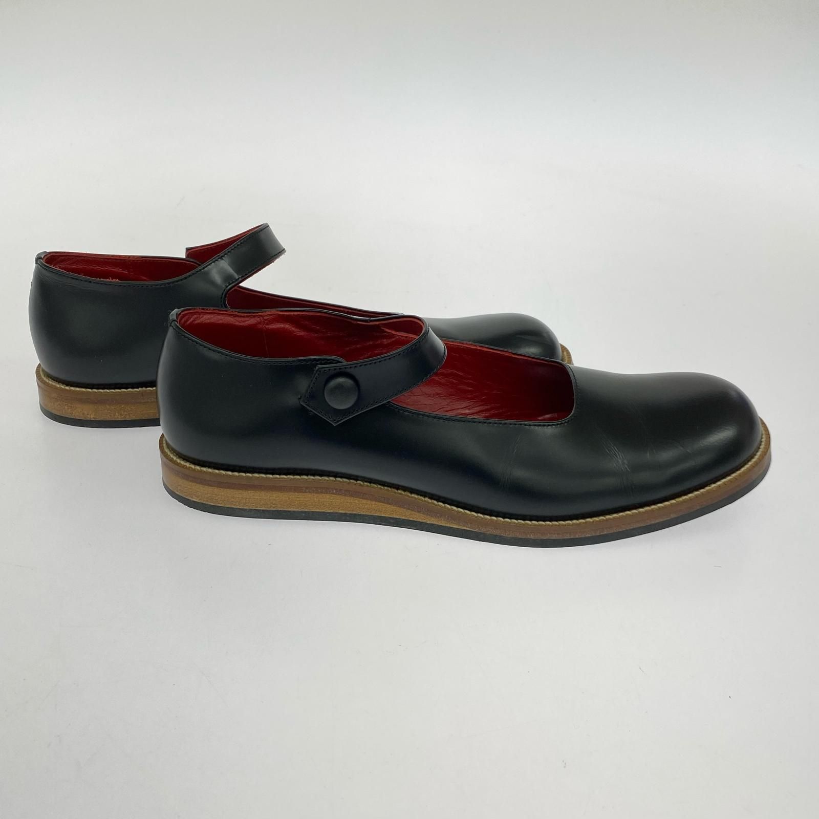 COMME des GARCONS tricot ﾚｻﾞｰｽﾄﾗｯﾌﾟｼｭｰｽﾞ24.0 - メルカリ