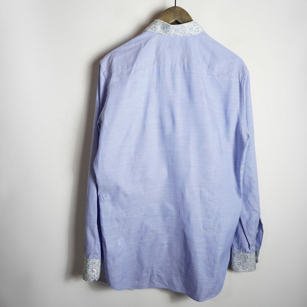 国内正規 ETRO エトロ 長袖 シャツ 襟 ペイズリー ロングスリーブ