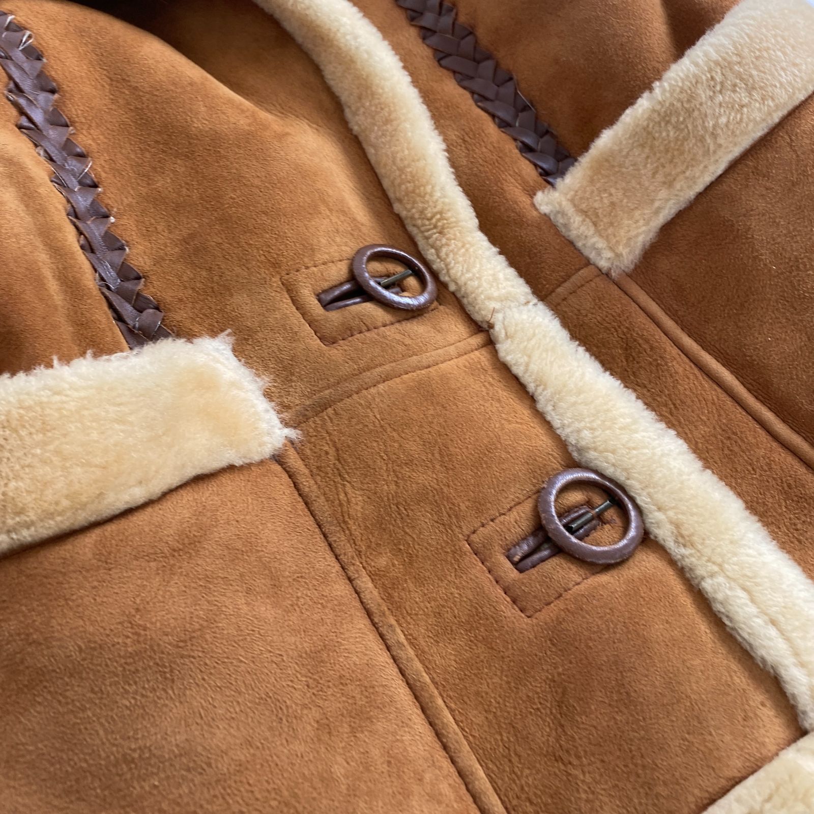 イッセイミヤケ ムートンジャケット 80s I.S. issey miyake 希少