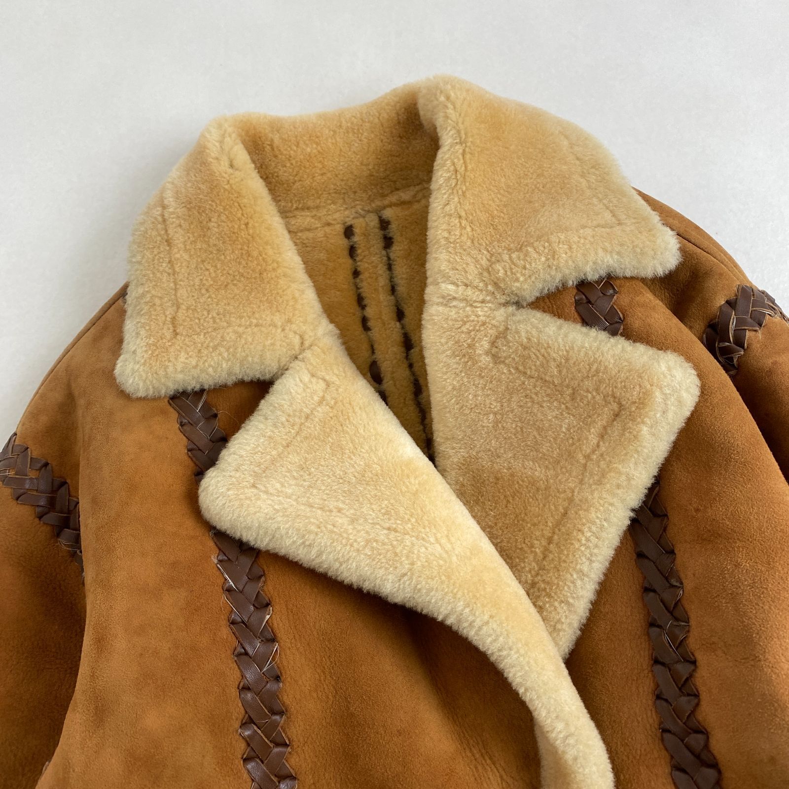 イッセイミヤケ ムートンジャケット 80s I.S. issey miyake 希少