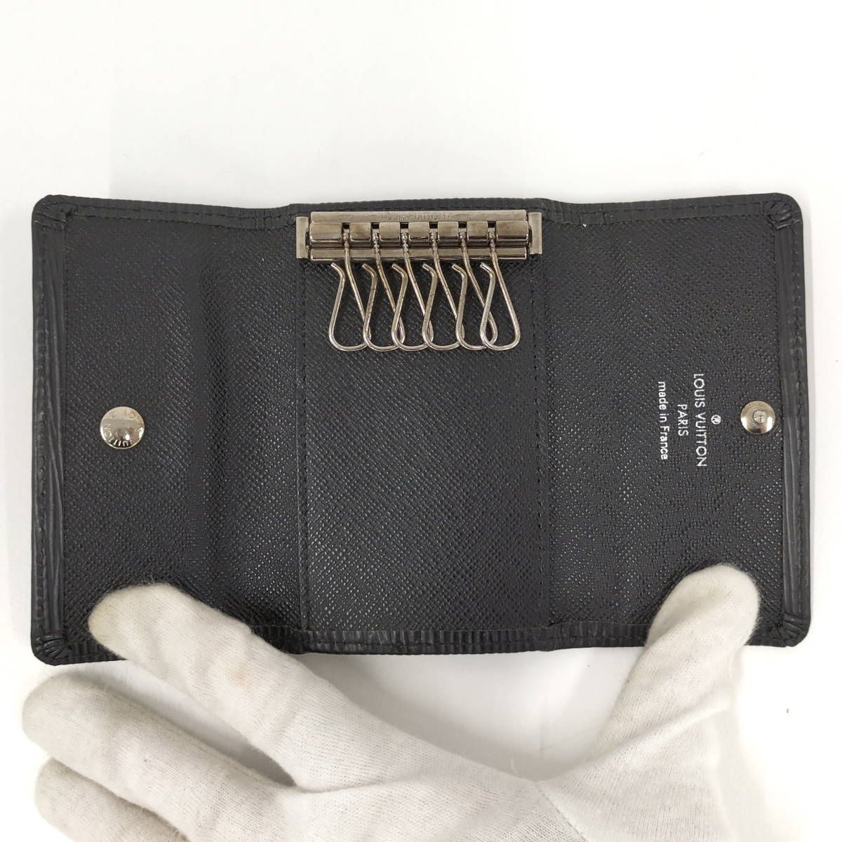 LOUIS VUITTON ミュルティクレ6 6連キーケース エピ ノワール M63812