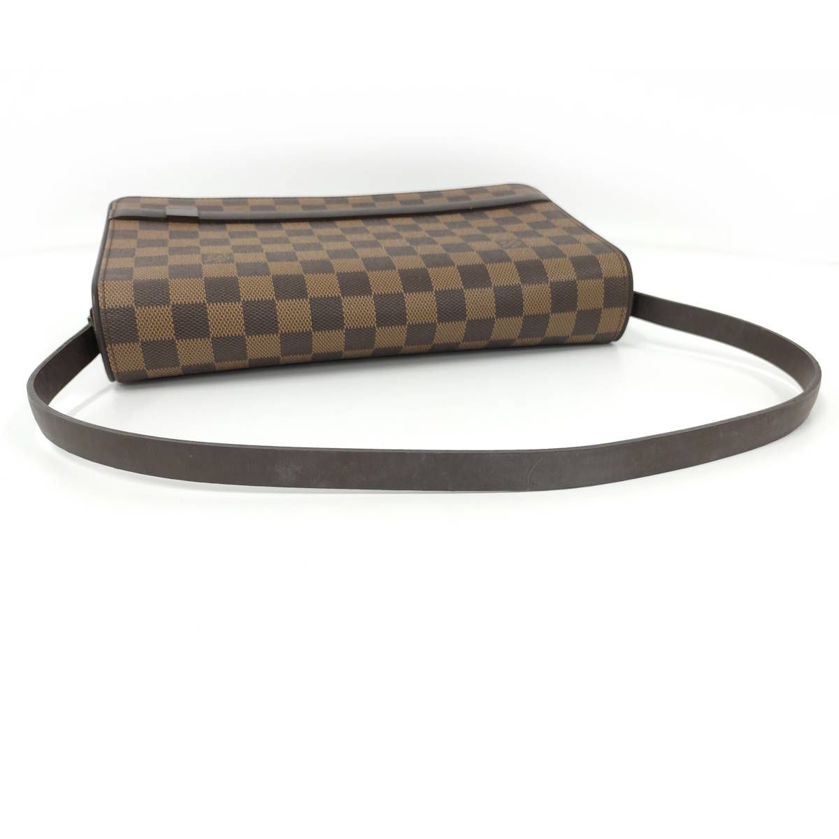 LOUISVUITTON トライベッカ・ロン ショルダーバッグ ダミエ エベヌ