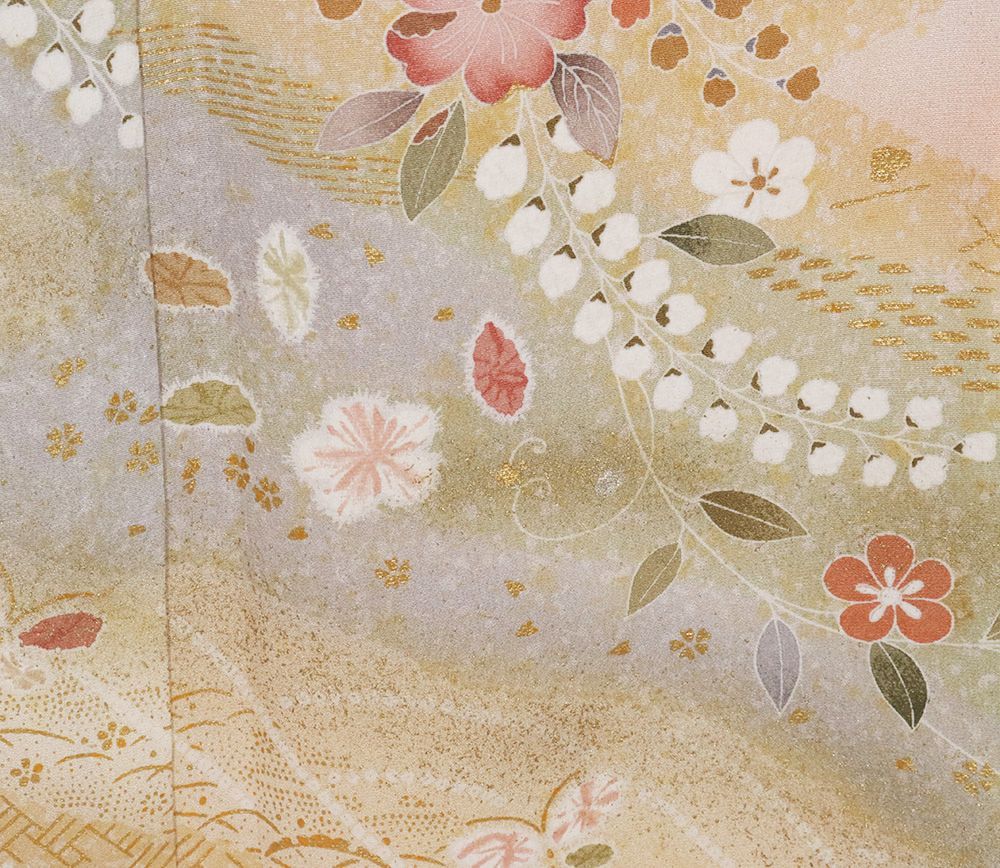 正絹 サーモンピンク