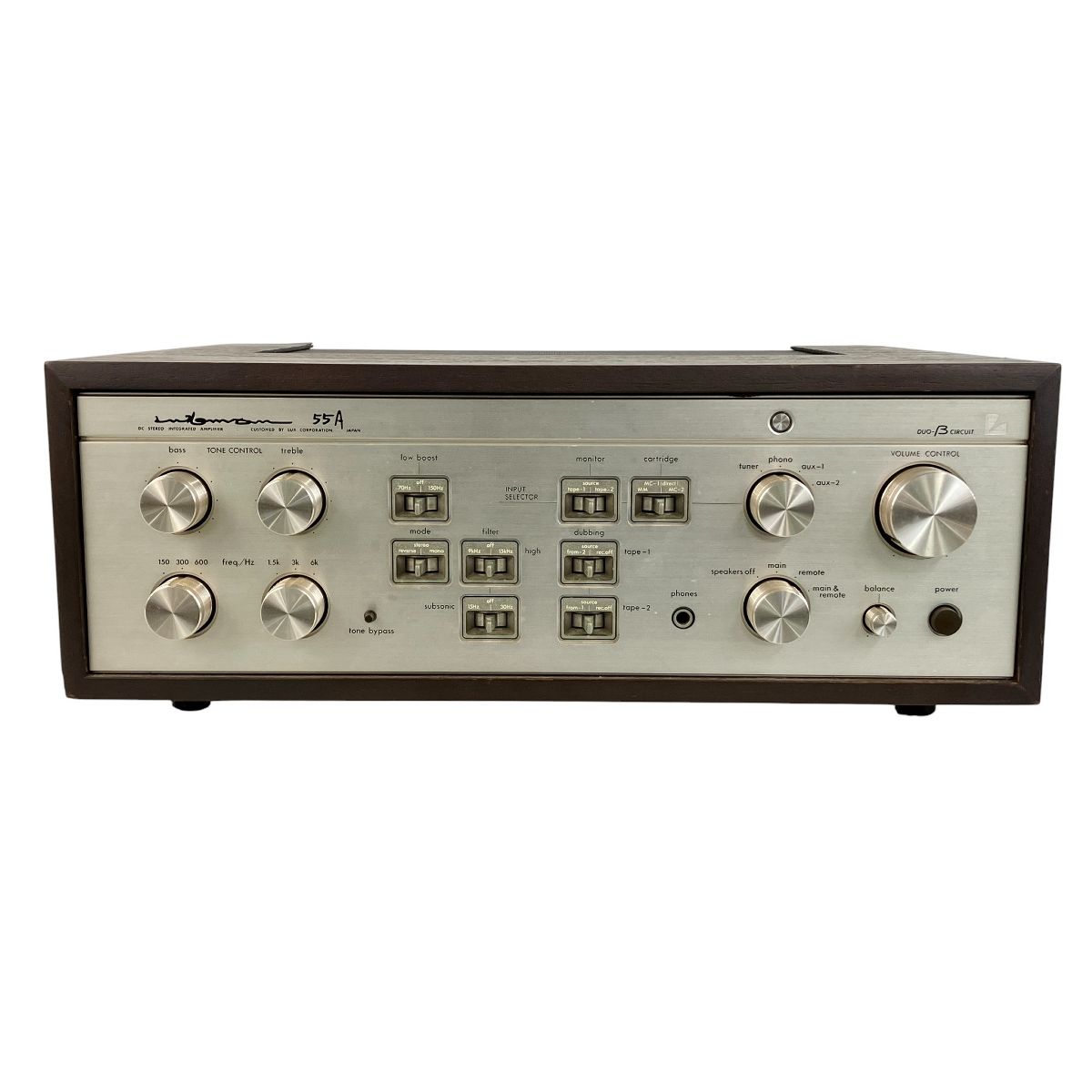 LUXMAN L-55A プリメインアンプ インテグレーテッド アンプ LUXMAN L-55Aの仕様 ラックスマン