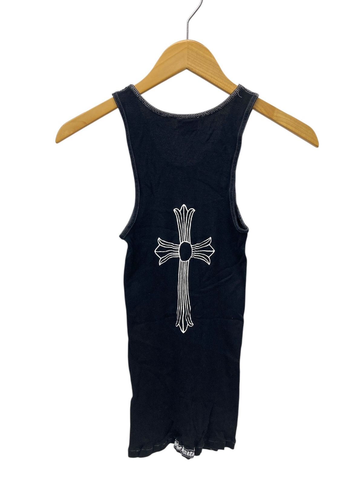 CHROME HEARTS (クロムハーツ) リブタンクトップ CH ホースシューロゴ 