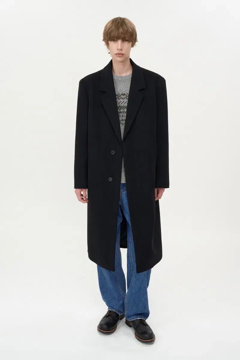 INSILENCE カシミア ウール シングルコート