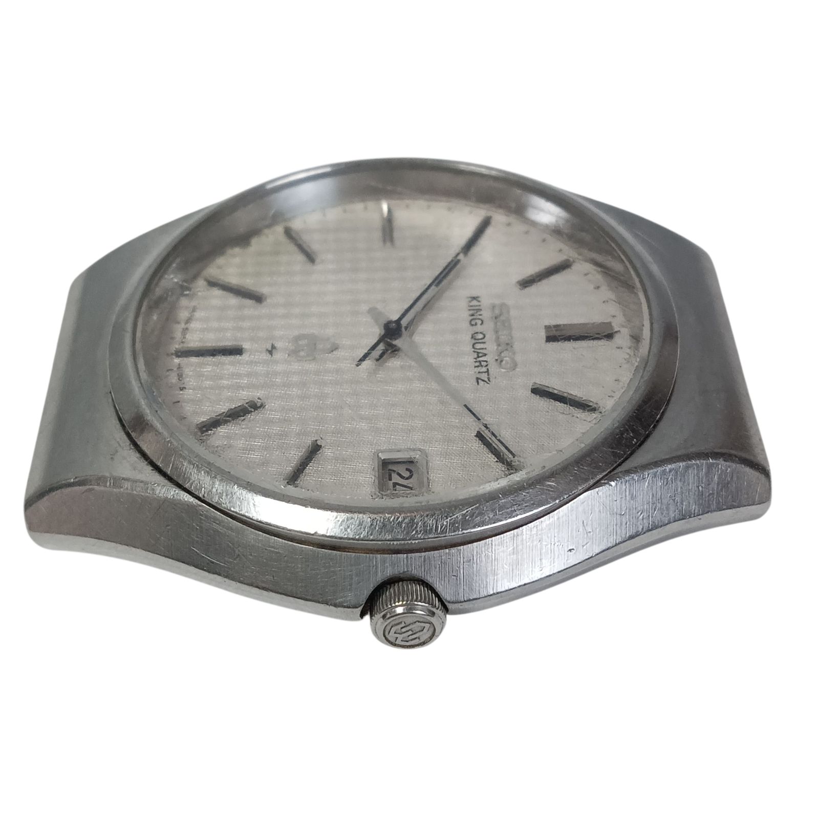 稼働 良品】1125-3 SEIKO KING QUARTZ セイコー キングクォーツ 5855